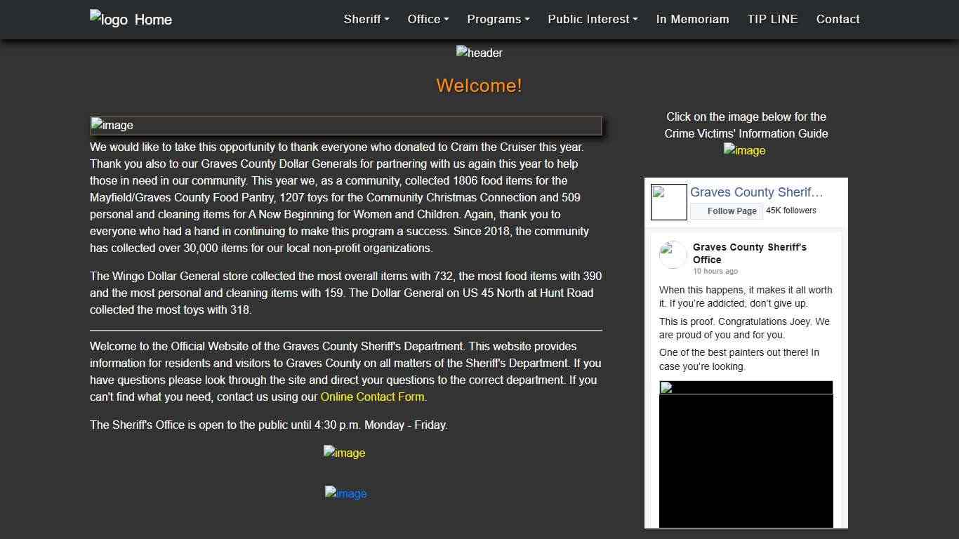 Graves County Sheriff's Department - Home Page